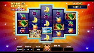 I CANT BELIEVE IT with Wheel of Fortune Triple Extreme Spin Slot Play  Round 142 [upl. by Eissim]