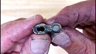 How to easily install a Shimano 1112 speed quick link without tools [upl. by Hound]