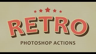 How to Use Free Retro Effects Photoshop Actions [upl. by Dianemarie]