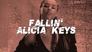 Alicia Keys  Fallin Lyrics [upl. by Asiul]