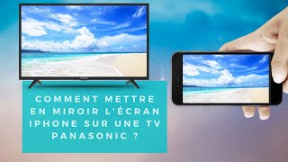 Comment mettre en miroir l’écran iPhone sur une TV Panasonic avec ApowerMirror [upl. by Tertius264]