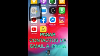 SINCRONIZAR PASAR CONTACTOS DE GOOGLE GMAIL A MI IPHONE  FÁCIL 2021  WillNetwork [upl. by Canty]