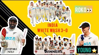 India hoa white wash home pr 30 incredible performance from Black caps [upl. by Ridinger]