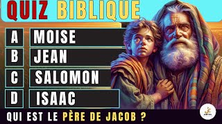 Quiz Biblique  Testez vos connaissances sur la Bible  Jeux Biblique Questions en FRANCAIS [upl. by Aicinet]