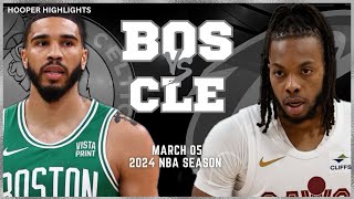 Boston Celtics vs Cleveland Cavaliers Full Game Highlights  Mar 5  2024 NBA Season [upl. by Pardo]