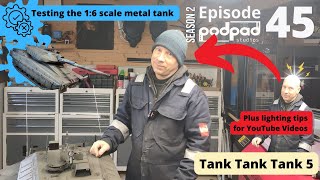 Testing Thomas the Tank 16 scale metal radio control model tank Podpadstudios Season 2 Episode 45 [upl. by Sivartal]