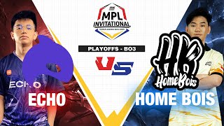 ECHO vs HOMEBOIS  Game 1  ONE Esports MPL Invitational 2023 Day 3  Playoffs [upl. by Okramed]