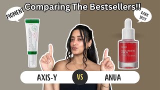 Anua Niacinamide Vs AxisY Dark Spot Correcting Serum Comparison and Review Manisha Mishra [upl. by Meggs]