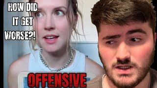 REACTING TO OFFENSIVE VIDEOS 2 TIKTOK [upl. by Anrak]