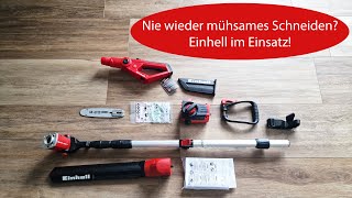 Einhell Akku Hochentaster und Heckenschere GEHC 18 Li im Test Multifunktionswerkzeug [upl. by Egidius]