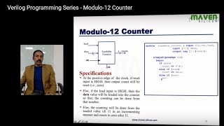 Verilog Programming Series  Modulo12 Counter [upl. by Ianaj]