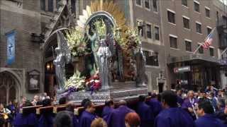 PROCESSION OF THE LORD OF MIRACLES 2013  PROCESION DEL SENOR DE LOS MILAGROS 2013 NUEVA YORK [upl. by Beal]