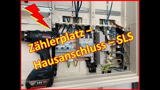 10  Hausanschluss Vorzählerbereich Baustelle Zählerplatz  SLS  PV [upl. by Jory905]