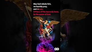 PRAYER TO STMICHAEL THE ARCHANGEL  catholic powerful ytshorts archangelmichael [upl. by Dragoon454]