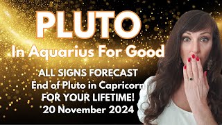 HOROSCOPE READINGS FOR ALL ZODIAC SIGNS  Pluto in Aquarius FOR GOOD [upl. by Farr41]