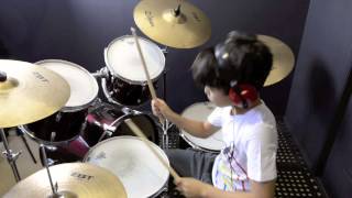 Shake It Off  Taylor Swift  Drum Cover By 11 Year Old Joh Kotoda [upl. by Maunsell]