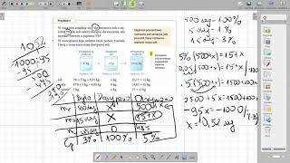 Klasa VII  Zadania tekstowe z procentami  roztwory [upl. by Ennayhc]