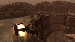 Flying A Vertibird At The Battle Of Hoover Dam in Fallout New Vegas [upl. by Ahseryt]