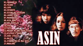 ASIN Greatest Hits Collection Full Album  ASIN tagalog LOVe Songs Of All Time [upl. by Rothstein950]