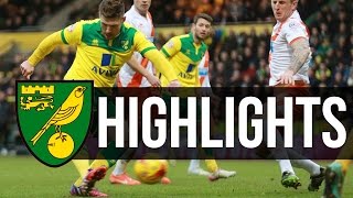 HIGHLIGHTS Norwich City 40 Blackpool [upl. by Velma695]