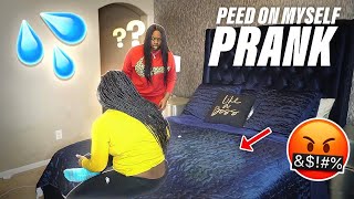 PEED ON MYSELF PRANK HILARIOUS [upl. by Suollecram]