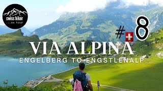 Hiking alone 12km Swiss Alps  Via Alpina STAGE 8  Engelberg to Engstlenalp  hiking vlog 4k [upl. by Stanford]