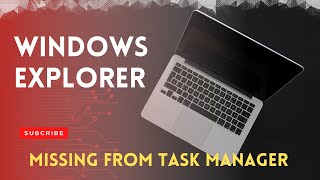 windows explorer missing from task manager [upl. by Terza]