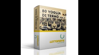 Metodo Lotto amp Software 80 Voglia di Terno Vol3 [upl. by Kcirred]