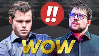 THE MOVE OF THE YEAR  Magnus Carlsen vs Maxime VachierLagrave  Grenke Chess Classic 2024 [upl. by Eelydnarb748]