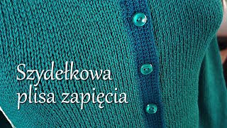 Szydełkowa plisa zapięcia [upl. by Assenar]