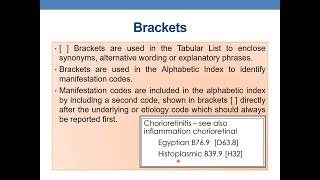 ICD 10 CM CONVENTIONS PART 1 [upl. by Edmee314]