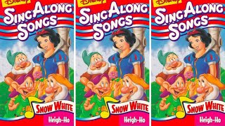 Disney Sing Along Song Heigh Ho 1987 [upl. by Illehs787]