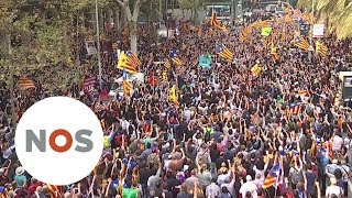 SPANJE Catalonië roept onafhankelijkheid uit Spanje gaat ingrijpen [upl. by Edmunda]