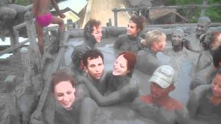 Visiting the El Totumo mud bath woman volcano Cartagena Colombia [upl. by Nnaylime]