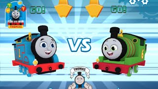 Thomas amp Friends  Go Go Thomas Racing Adventure Thomas vs Percy [upl. by Moersch145]