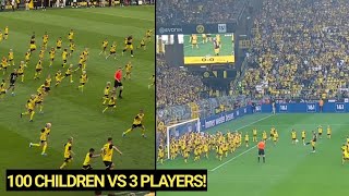 Dortmund Legends Blaszczykowski amp Piszczek Played VS 100 Children 😍 [upl. by Ahtamas]