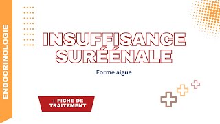 Insuffisance surrénale  Forme aigue clinique biologie et CATSuite [upl. by Nottage683]