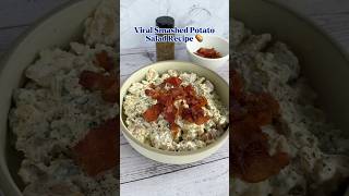 Viral Smashed Potato Salad Recipe [upl. by Yxor]