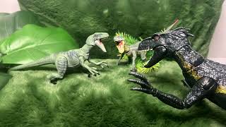 Indoraptor vs velociraptors EPIC stopmotion [upl. by Araeit871]