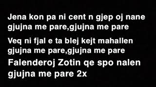 Azet ft ZunaGjujna me pare lyrics [upl. by Moria527]