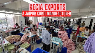 Export Quality KURTI Manufacturer “KECIA EXPORTS” bIGGEST kURTI MANUFACTURER in Jaipur [upl. by Prasad631]