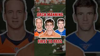 ARCH MANNING FIRST TD PASS football [upl. by Kristin]