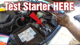 How To Test A Starter Without Having To Touch The starter [upl. by Donelle]