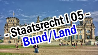 Staatsrecht I 05  Das Verhältnis zwischen Bund und Ländern  Art30 GG [upl. by Relyk656]