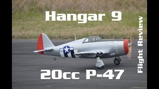 Hangar 9 20cc P47  Bring the Thunder  HobbyView [upl. by Sternick]