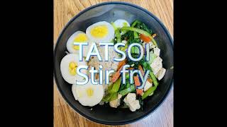 Tatsoi Stir fry [upl. by Thordia]