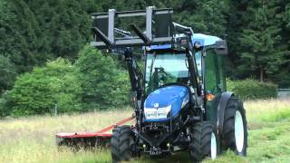 New Holland T3030 mit Stoll FC350 Frontlader Kuhn Kreiselmähwerk Claas Ladewagen Heuwender [upl. by Cindelyn]