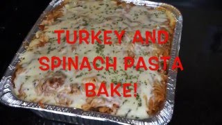 Turkey and Spinach Pasta BakePiecesofNika [upl. by Poyssick]