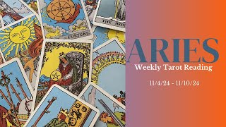 ✨ARIES WEEKLY  BY THE BOOK  HERE IS WHATS COMING NEXT 114  1110 [upl. by Sgninnej]