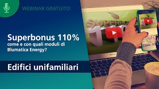 Superbonus 110 come e con quali software Edifici unifamiliari [upl. by Ivo]